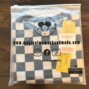 Magical mamas handmade (made with magic) bamboo shorts and short sleeve 2T Set